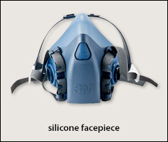 3M 7500 series, silicone - 3M half masks