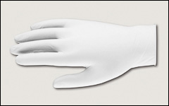 5 mil - Latex gloves, unlined, powder-free