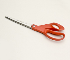 Regular edge blades - Bent handle stainless steel shears