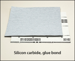 Silicon carbide, glue bond - 9" x 11" sheets