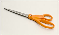 Straight handle stainless steel scissors - Lightweight stainless steel shears