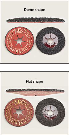 ZEC® abrasive discs - Semi-flex discs